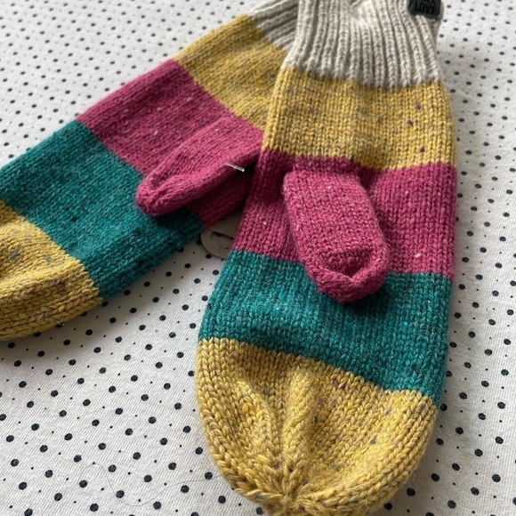 MAXLOVE brand the Lucy multicolored mittens In women’s size small - Picture 4 of 5